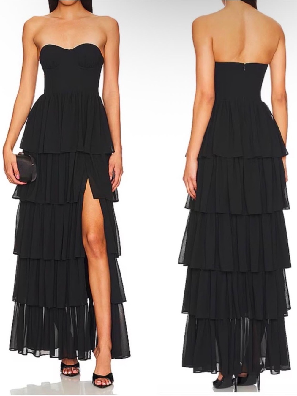 Lovers + Friends Hattie Gown – Black | Size S | NWT